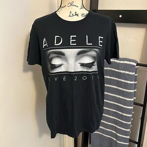 Adele Singer Musician Black Live 2016 Graphic Shirt